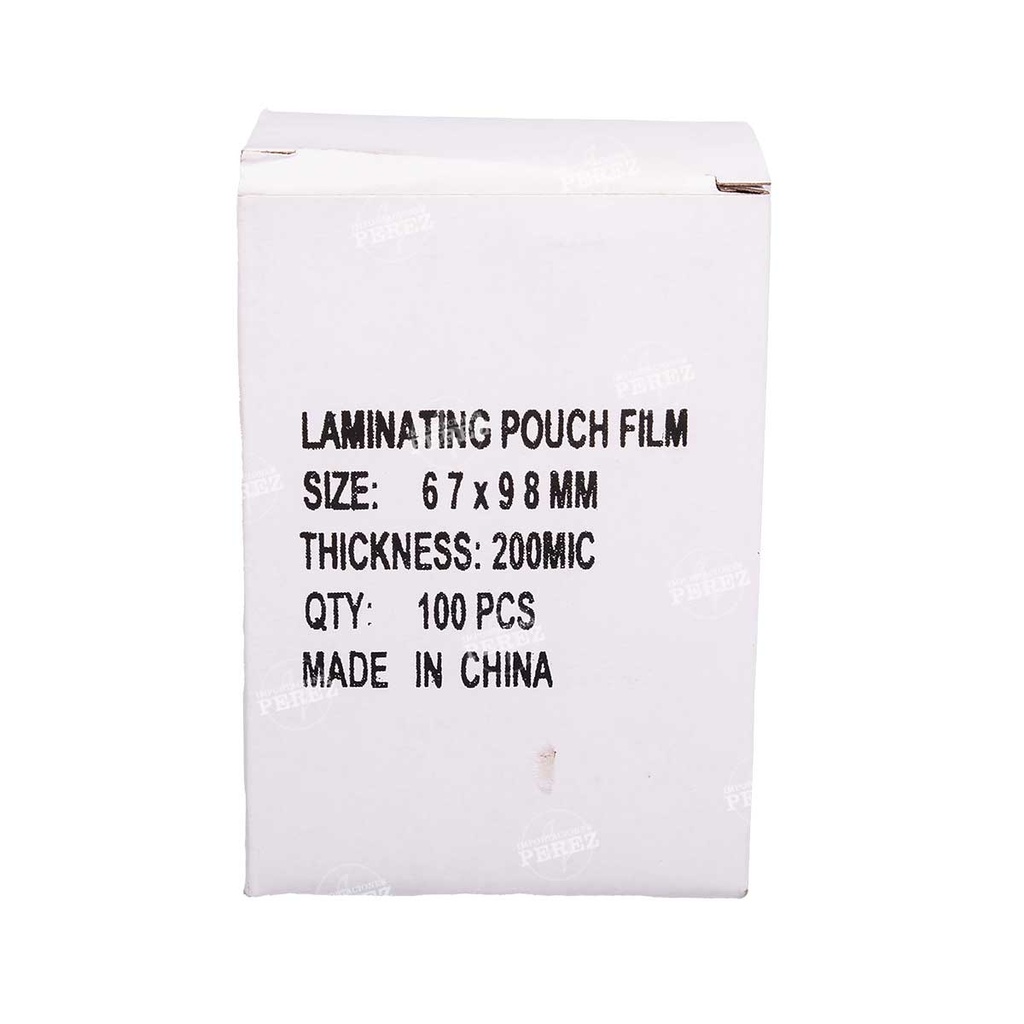 Mica Enmicado Fotocheck 67x98 - 200mic (Caja x 100unds)