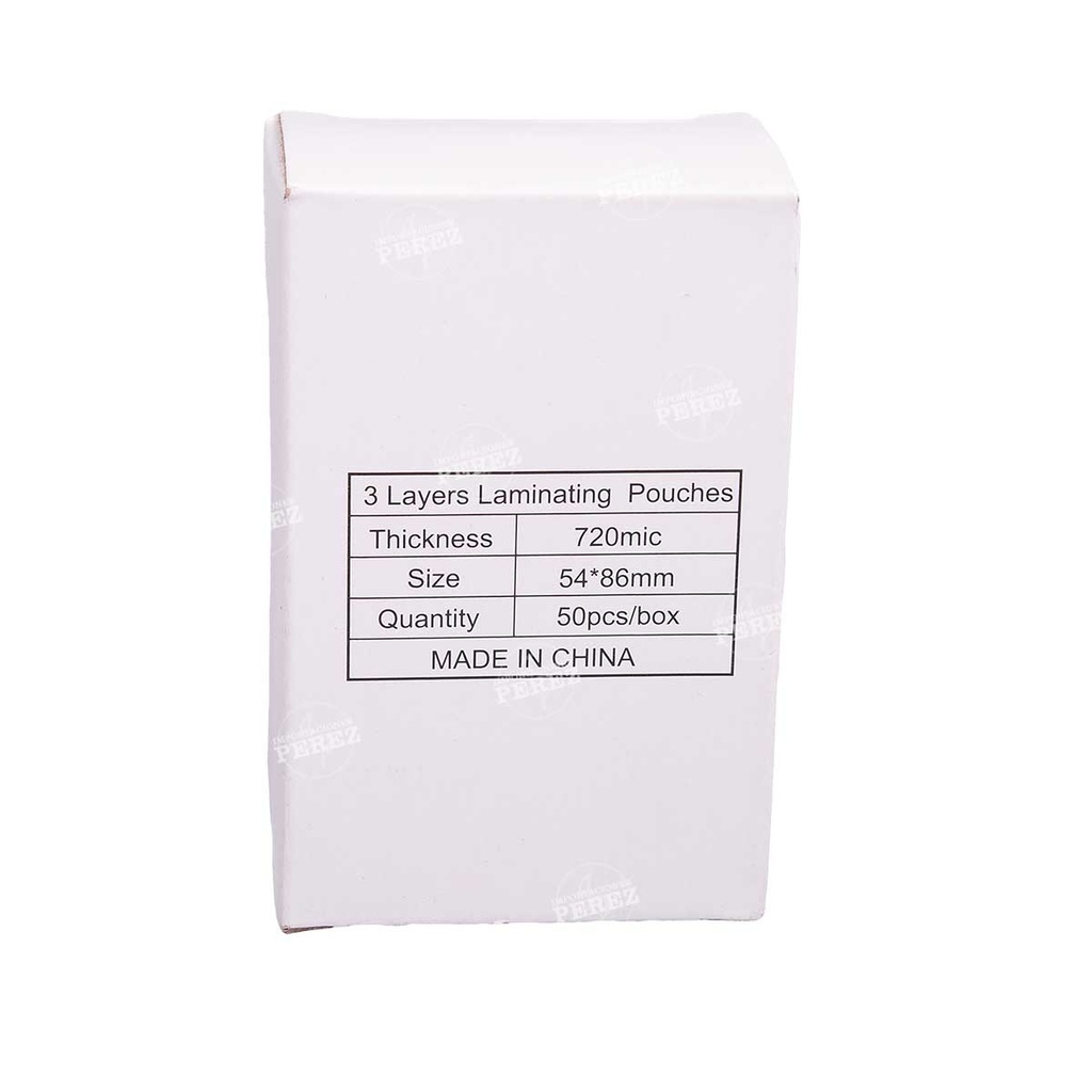 Mica Enmicado c/Inserto DNI Nuevo 54x86 - 720mic (Caja x 50unds)