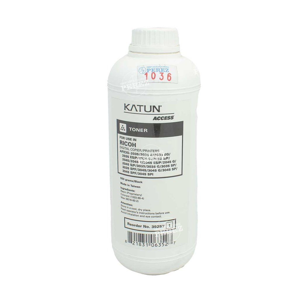 Toner Recarga Ricoh [Access Katun] (550g) 