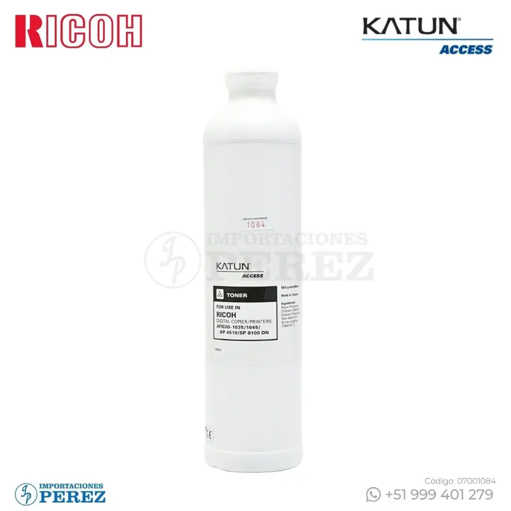 Toner Recarga Ricoh [Access Katun] (550g) 