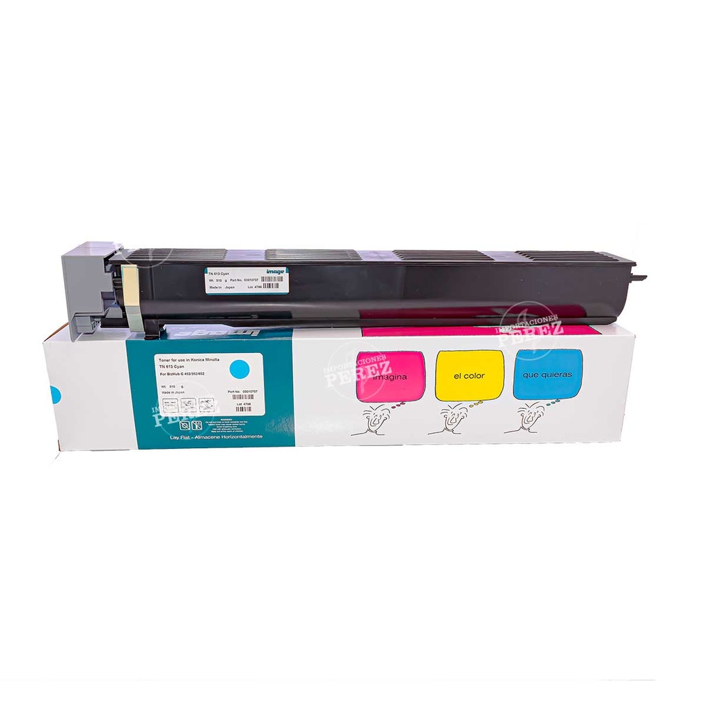Toner Cartucho Cyan Konica Minolta [Image] (510g) (Tn613C) 