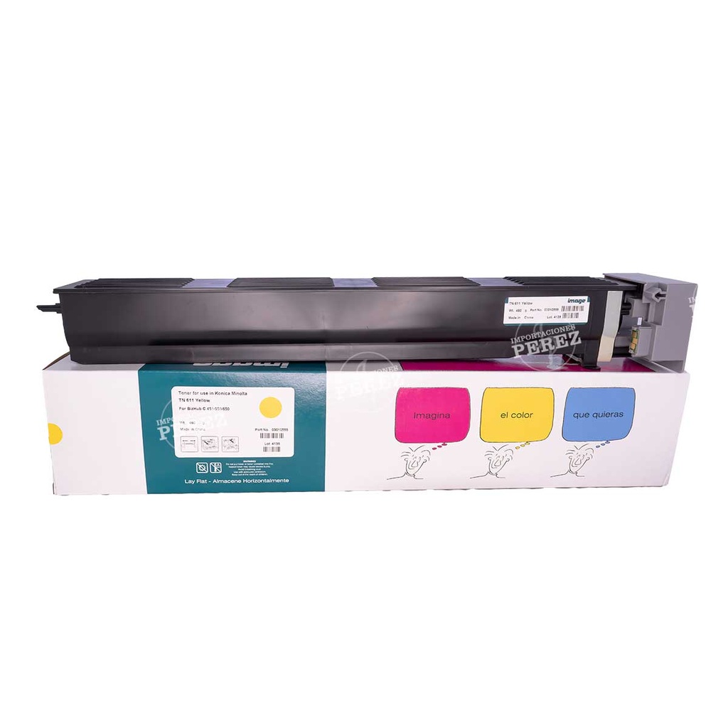 Toner Cartucho | Recarga Yellow Konica Minolta [Image] (460g) (Tn611Y) 