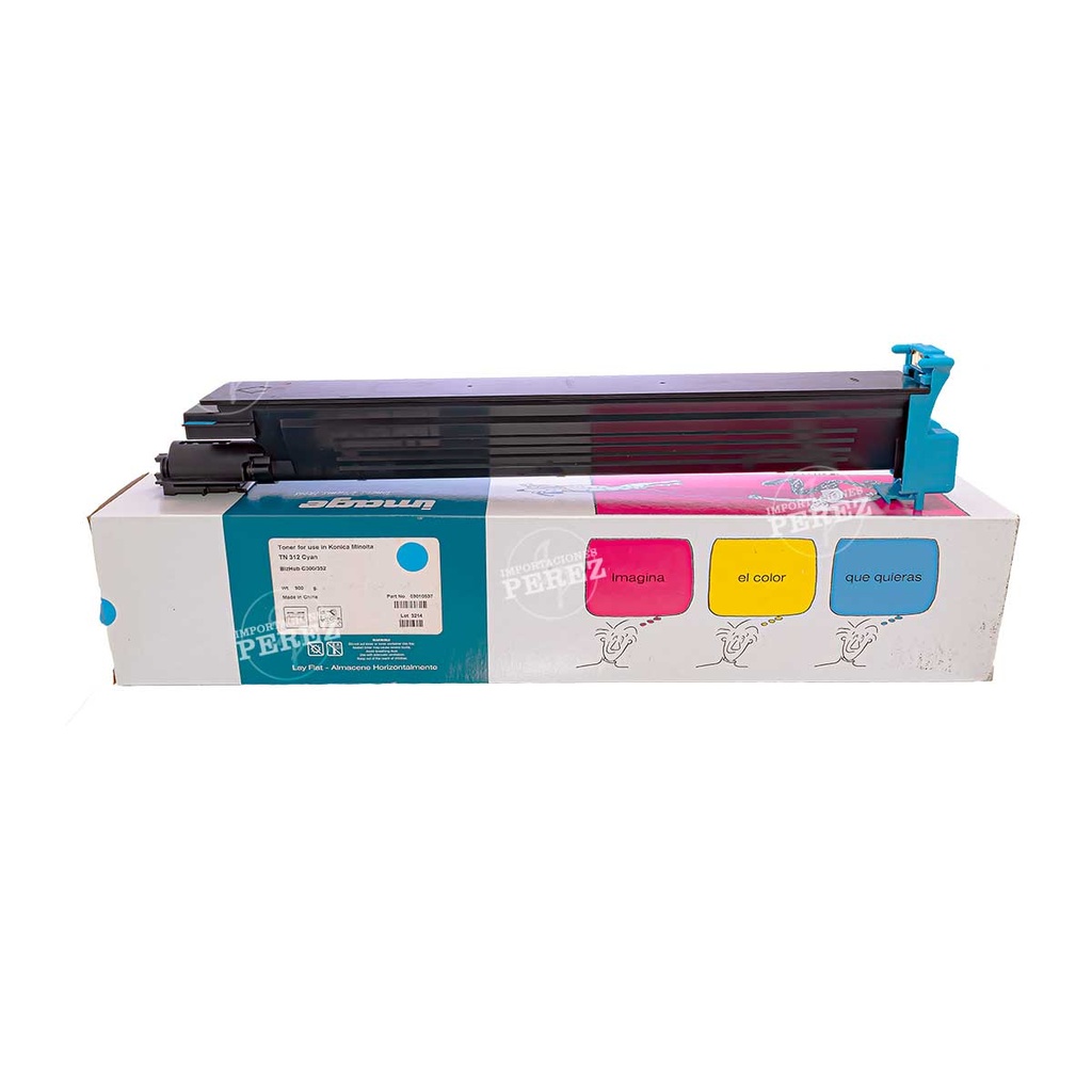 Toner Cartucho Cyan Konica Minolta [Image] (300g) (Tn312C) 