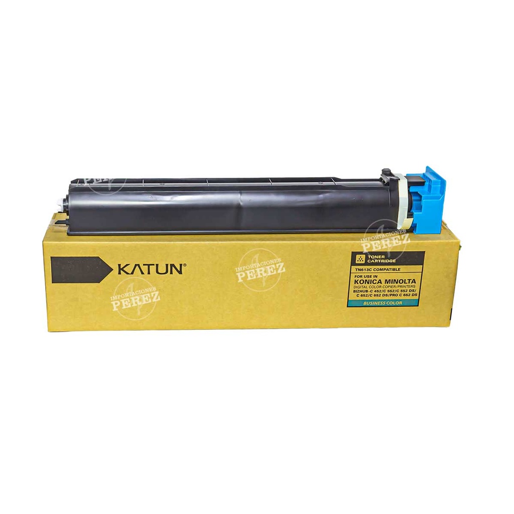 Toner Cartucho Cyan Konica Minolta [Katun Business Color] (510g) (Tn613C) 