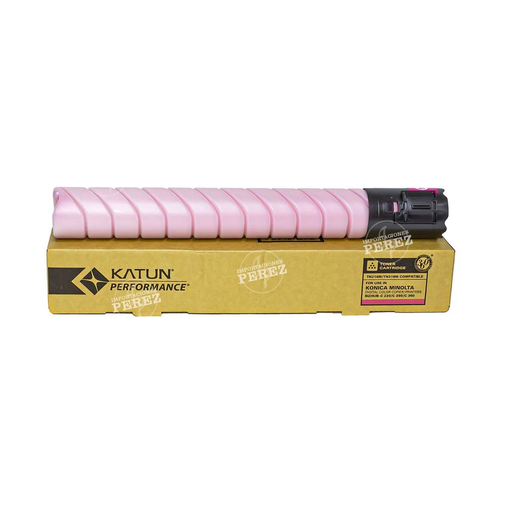 Toner Cartucho Magenta Konica Minolta [Katun Performance] (437g) (Tn216M/319M) 