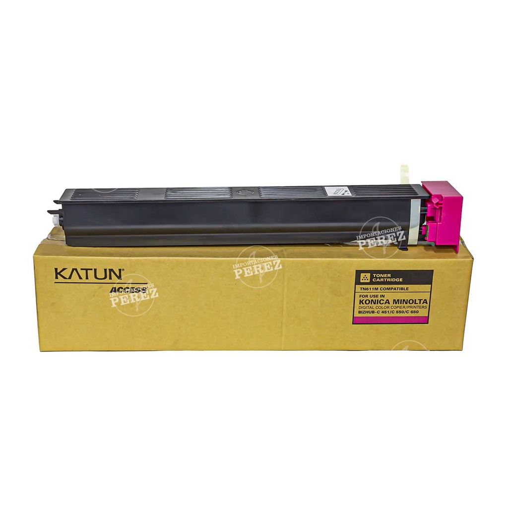 Toner Cartucho | Recarga Magenta Konica Minolta [Access Katun] (460g) (Tn611M) 
