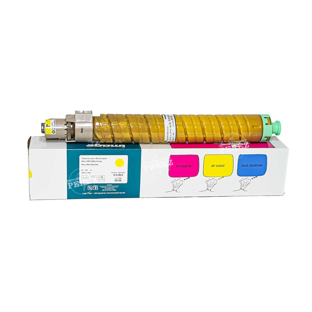 Toner Cartucho Yellow Ricoh [Image]  (450g) 