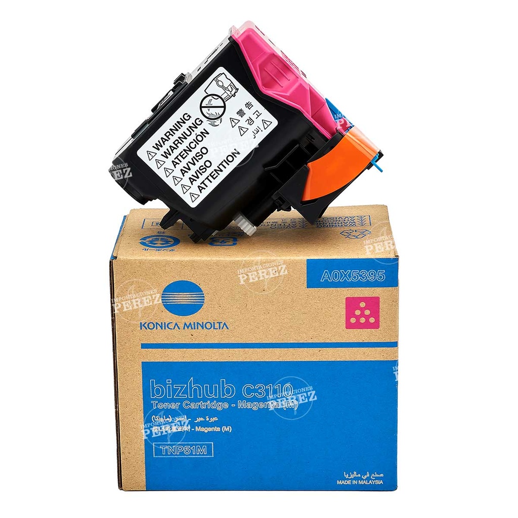 Toner Cartucho Magenta Konica Minolta [Konica Minolta]  220v (TNP51M) 