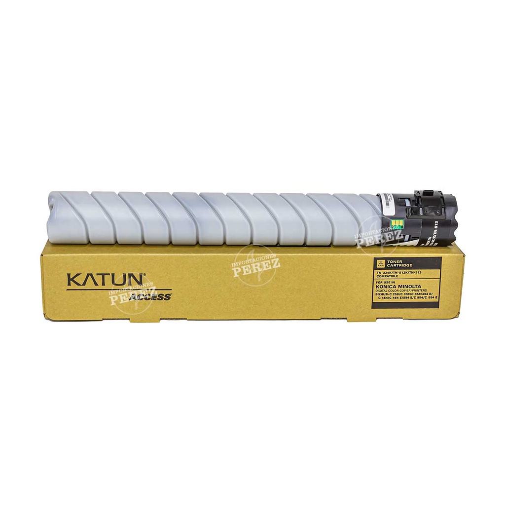Toner Cartucho Black TN512K/TN513/TN324K 579g Konica Minolta [Access Katun]