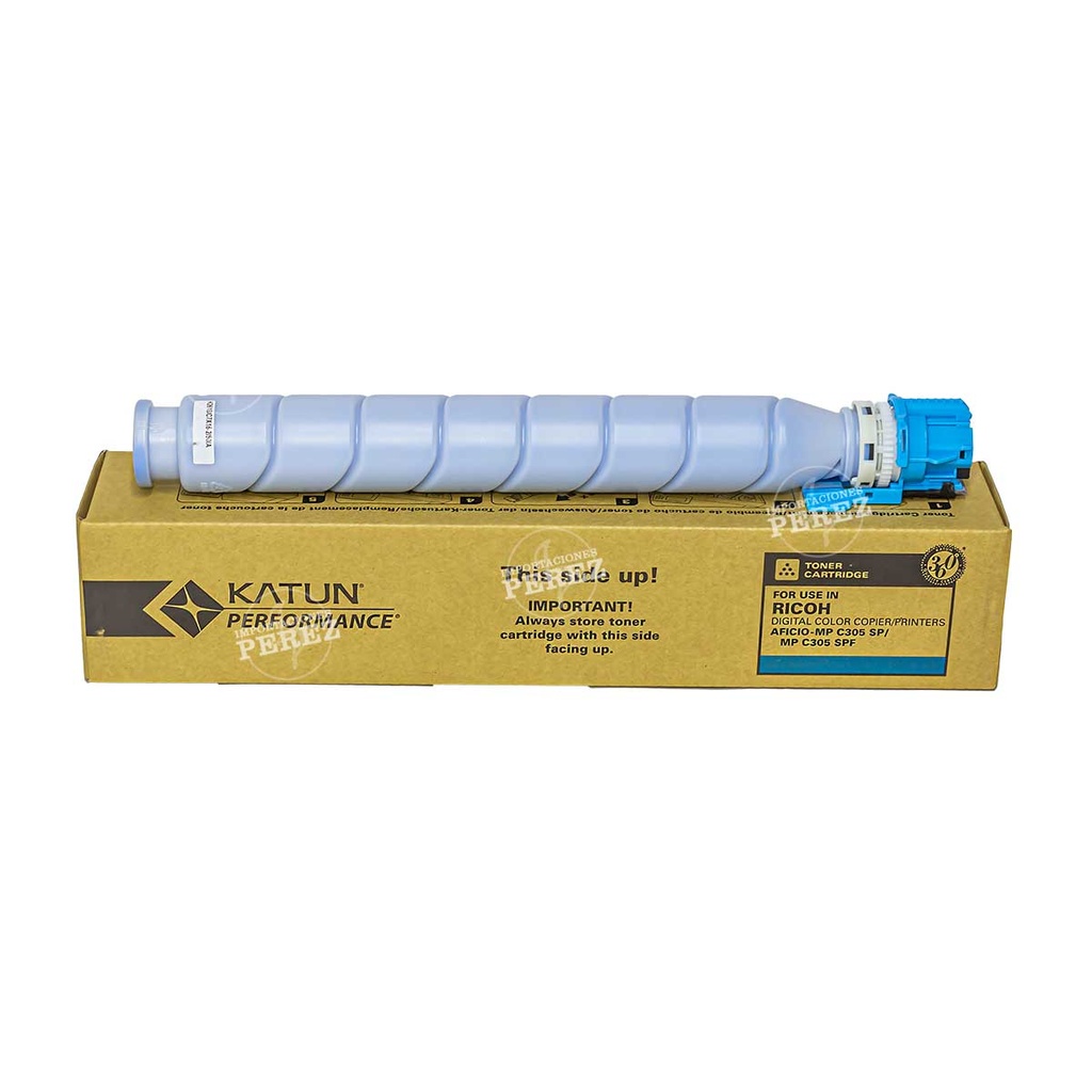 Toner Cartucho Cyan Ricoh [Katun Performance]  (83g) (MpC305SP) 