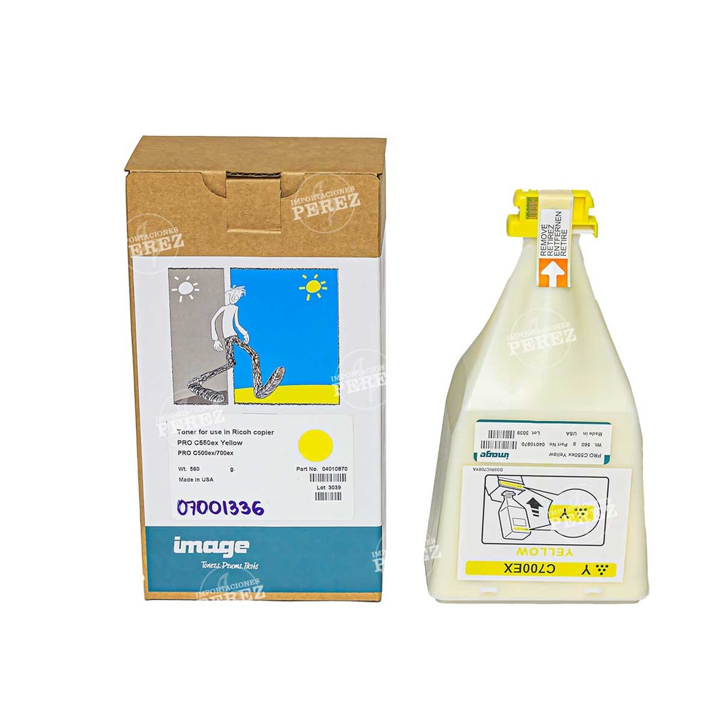 Toner Cartucho Yellow Ricoh [Image]  560g 