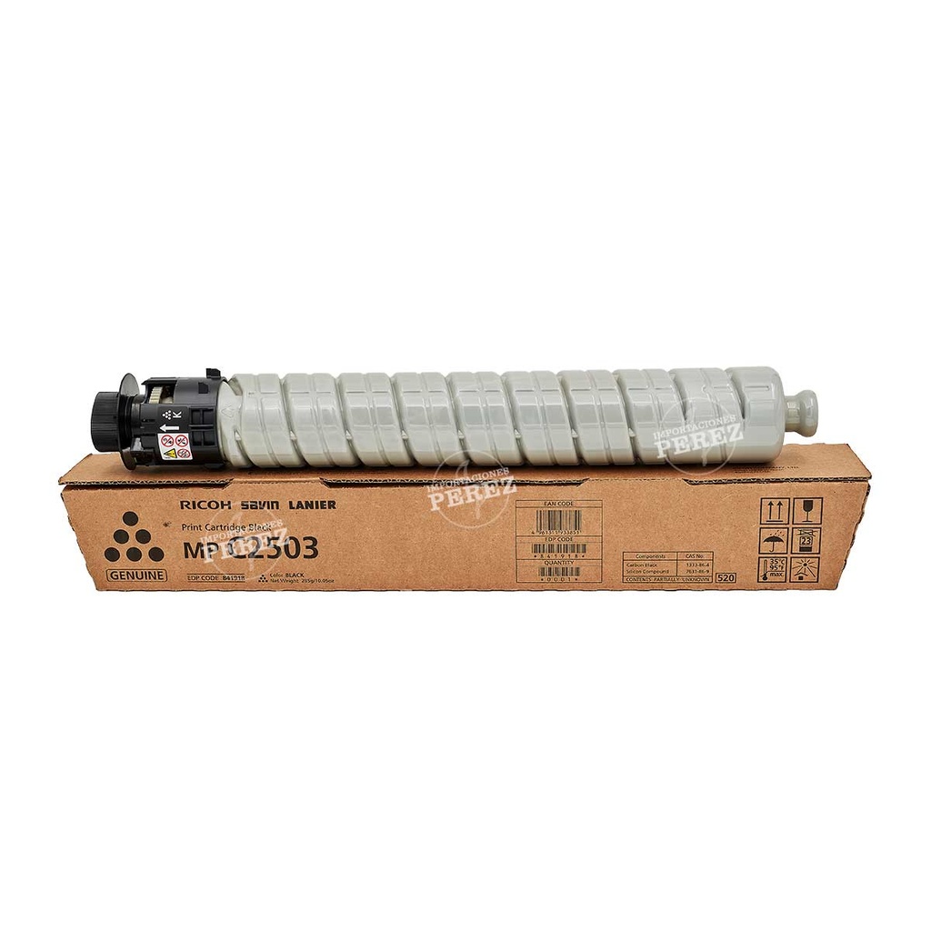 Toner Cartucho Black Ricoh [Original]  Type MPC2003 285g 