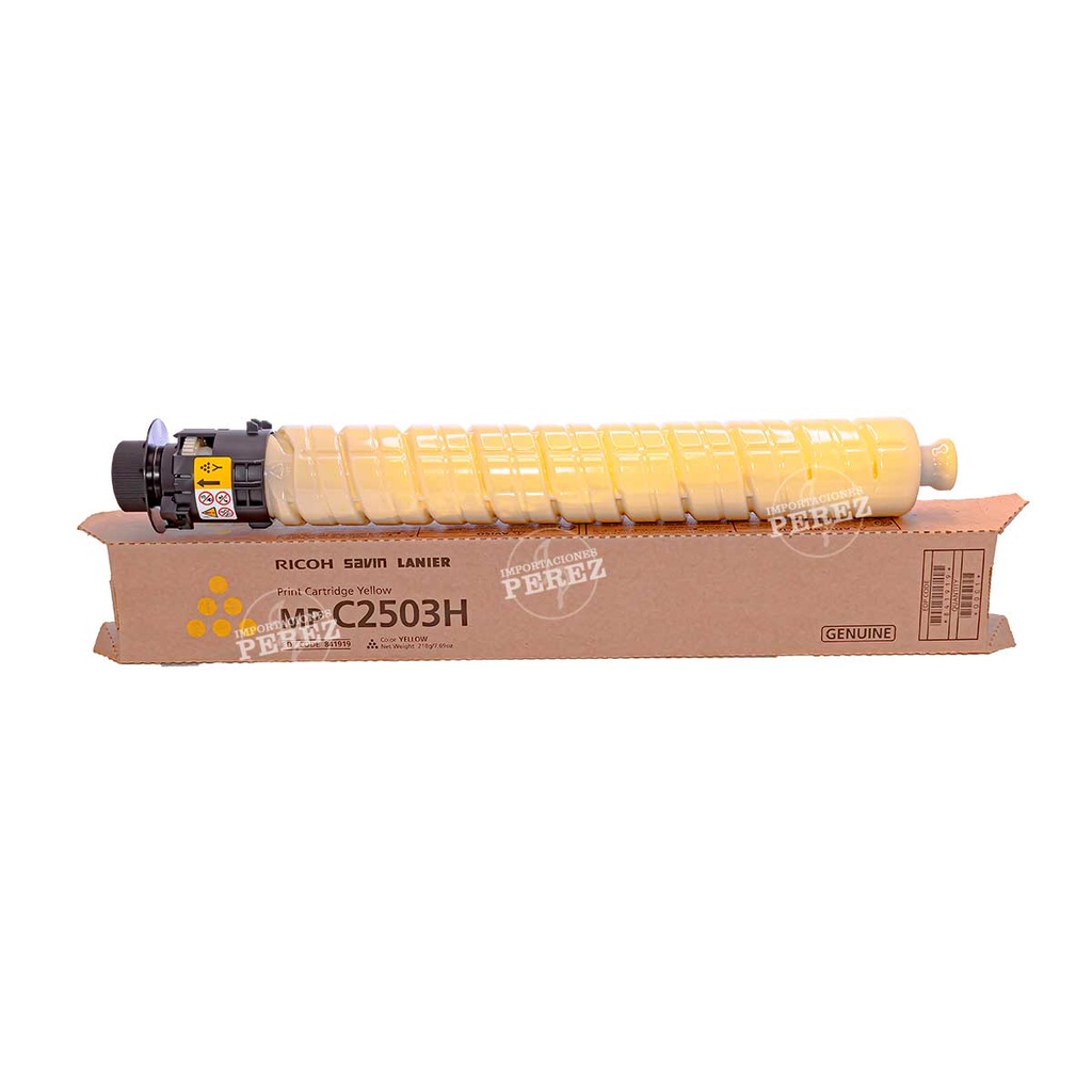 Toner Cartucho Yellow Ricoh [Original]  Type MPC2003 218g 