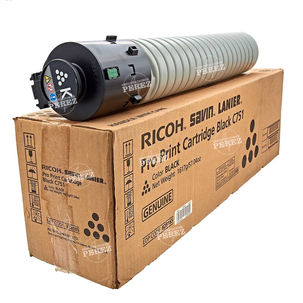 Toner Cartucho Black Ricoh [Original]  1617g 