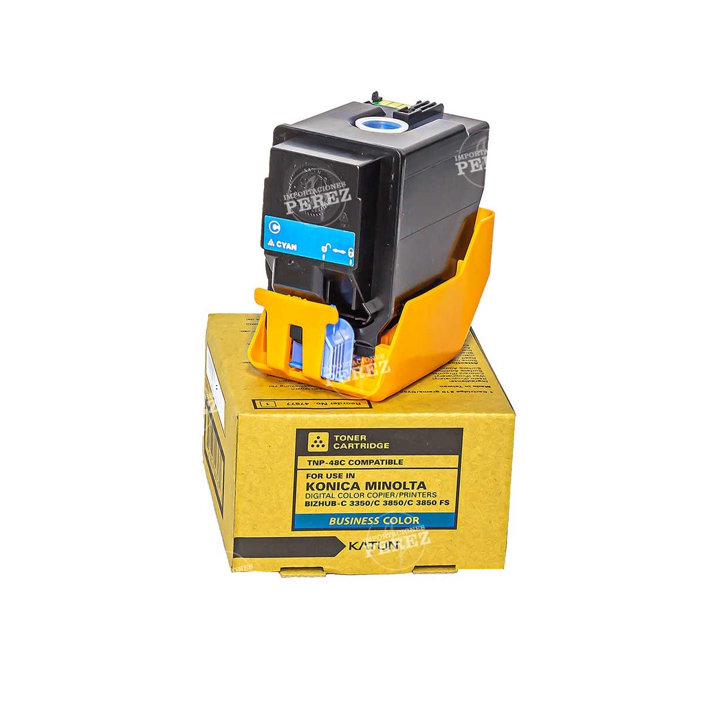 Toner Cartucho Cyan Konica Minolta [Katun Business Color] (210g) (Tnp48C) 