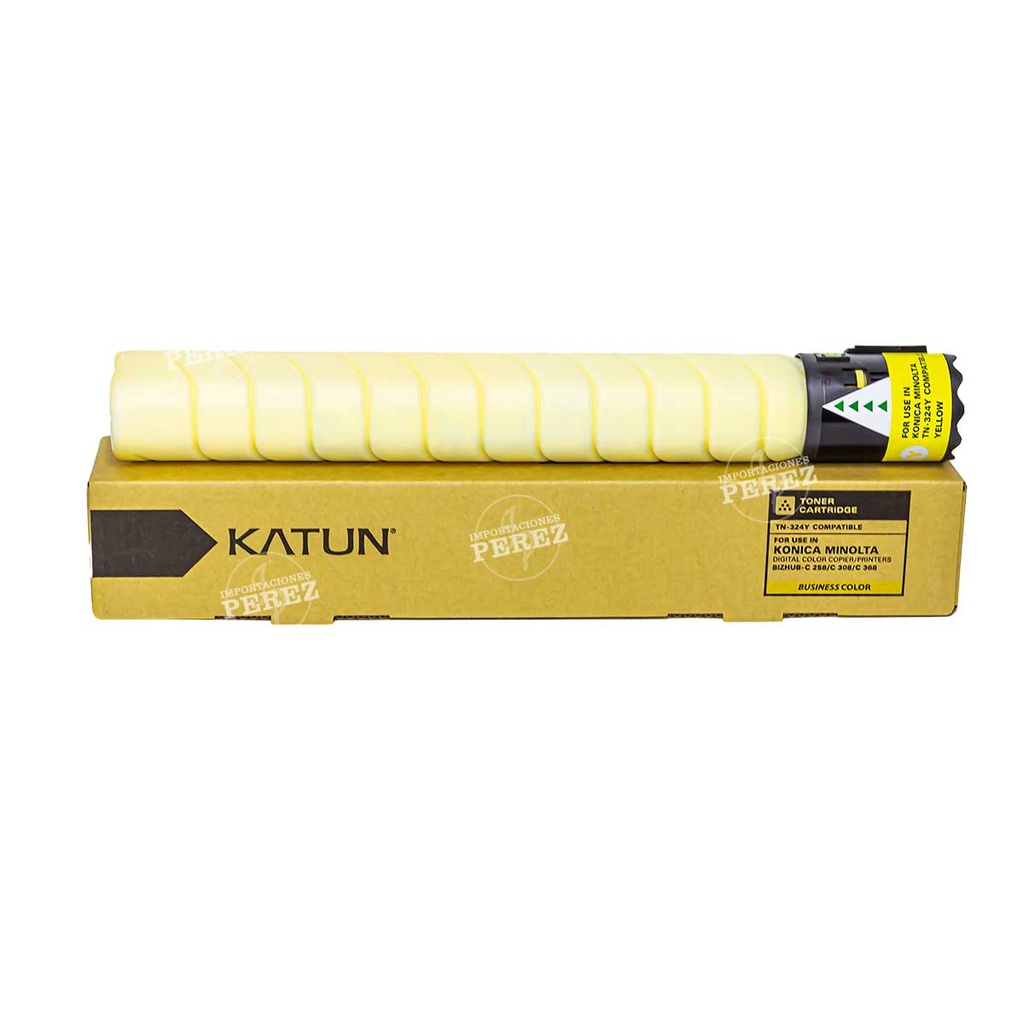 Toner Cartucho Yellow Konica Minolta [Katun Business Color] (562g) (Tn324Y) 