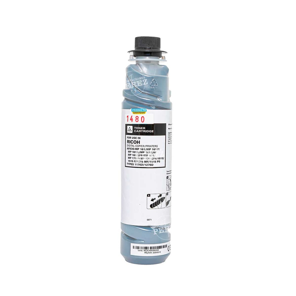 Toner Cartucho Ricoh [Access Katun] (230g) (Type 1170D) 