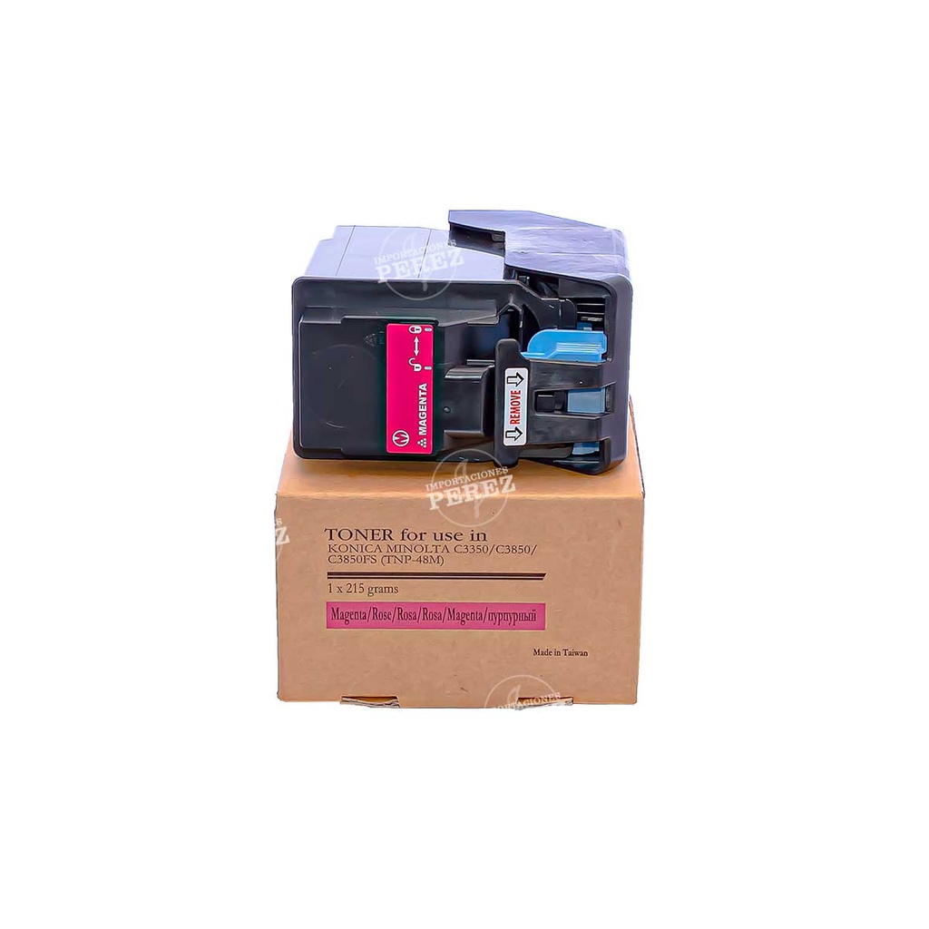 Toner Cartucho Magenta Konica Minolta [Premium] (198g) (Tnp48M) 