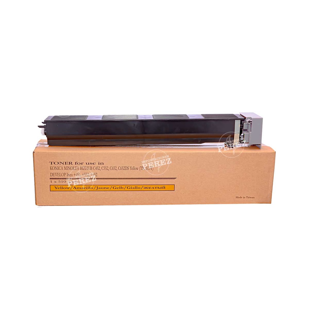 Toner Cartucho Yellow Konica Minolta [Premium] (510g) (Tn613Y) 