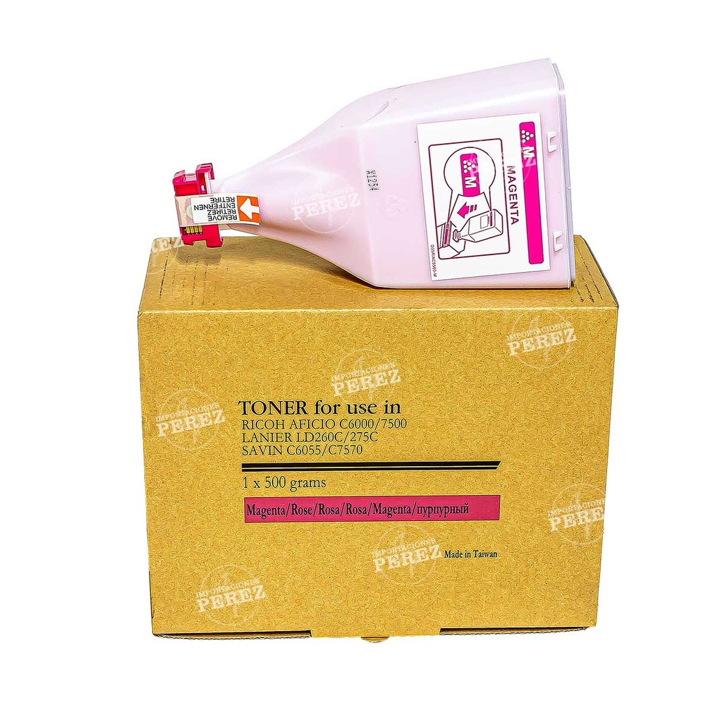 Toner Cartucho Magenta Ricoh [Premium] (560g) (MPC7500A) 