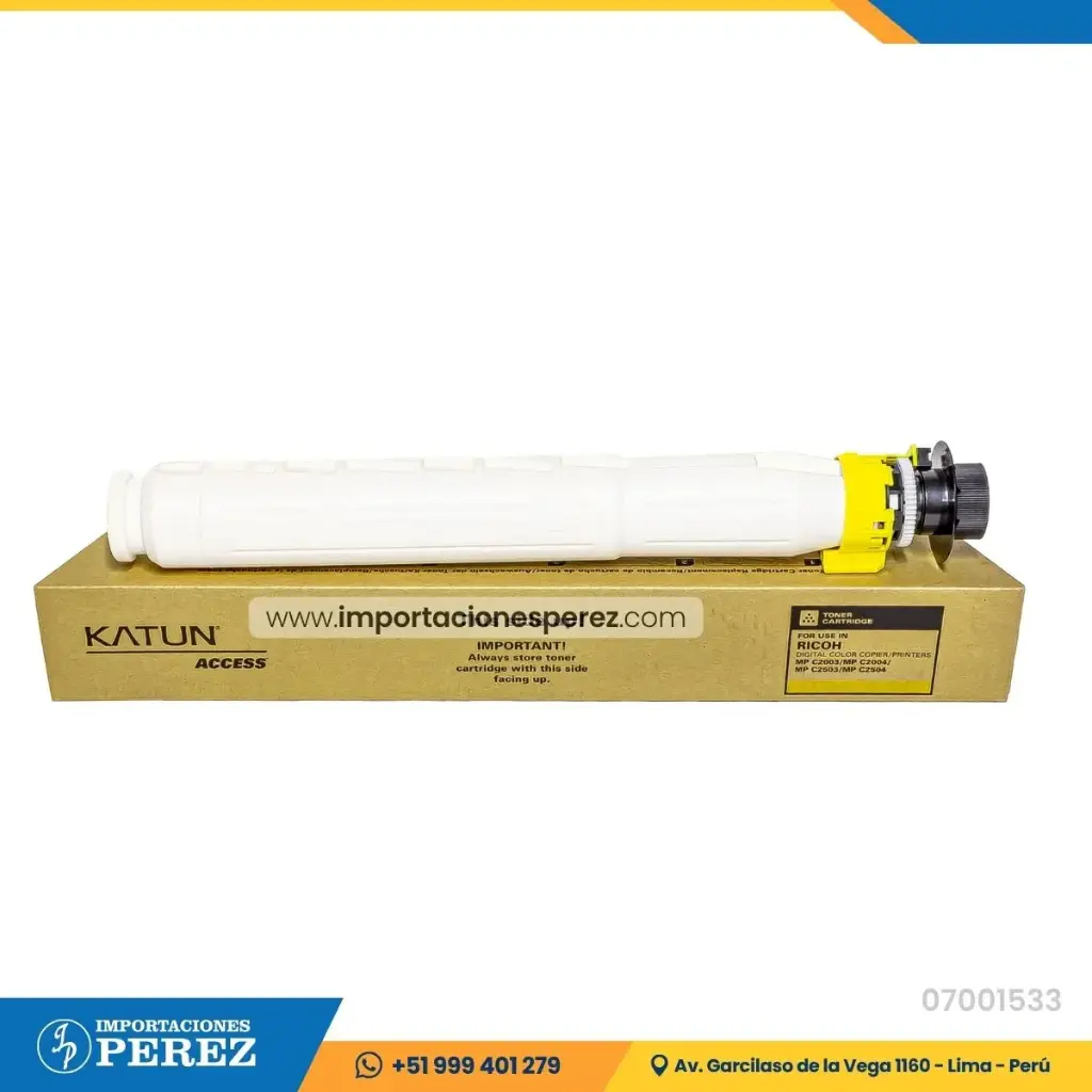 Toner Cartucho Yellow Ricoh [Katun Access] Type MPC2003 228g 