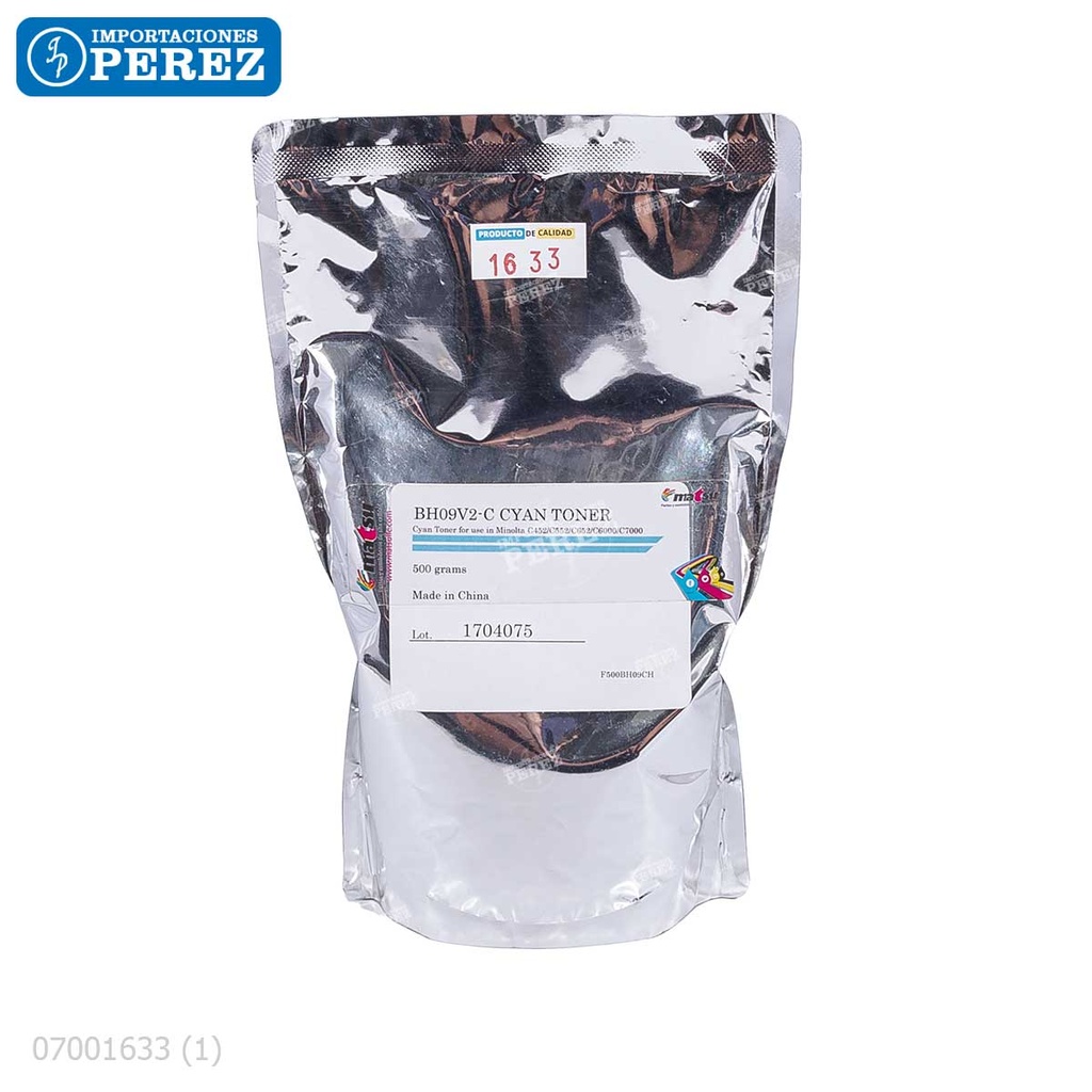 Toner Recarga Cyan Konica Minolta [Matsu] Bolsa/500g 