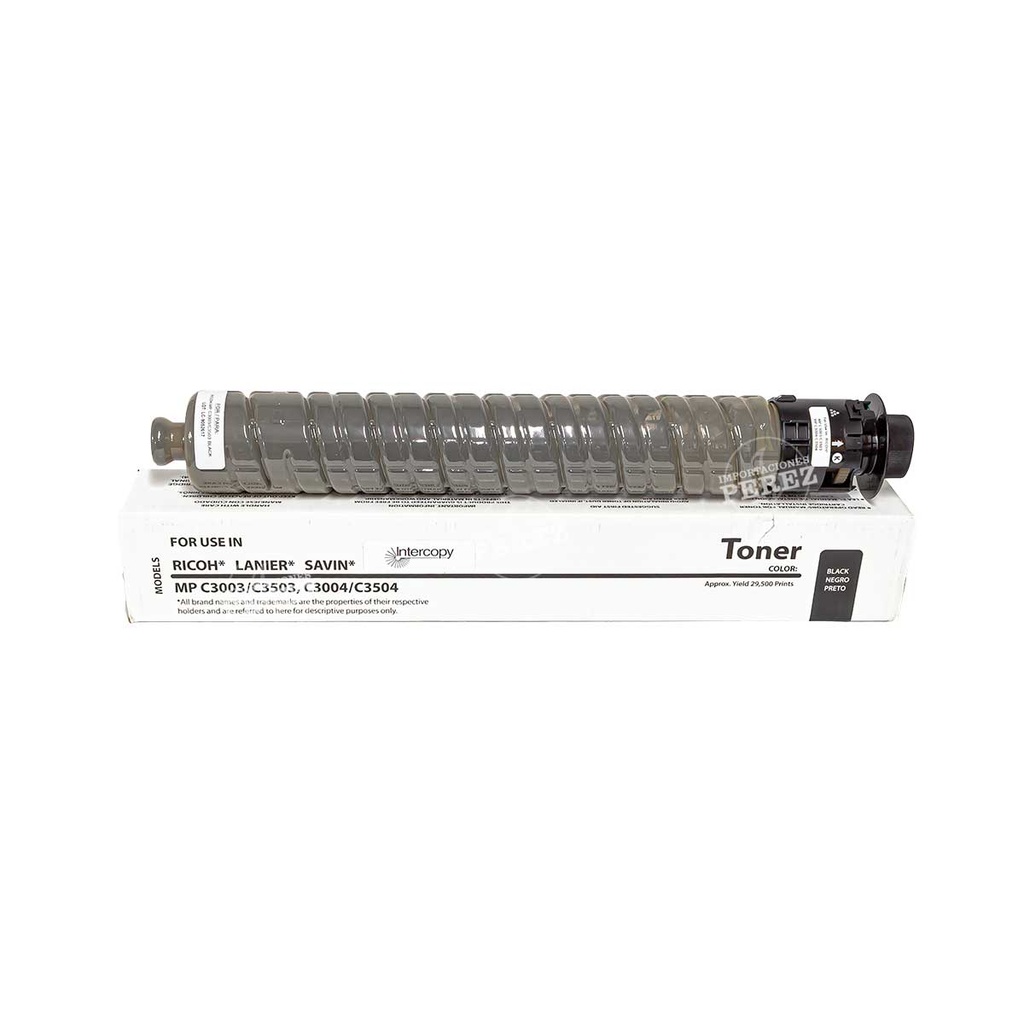 Toner Cartucho Black Ricoh [Intercopy] (495g) 