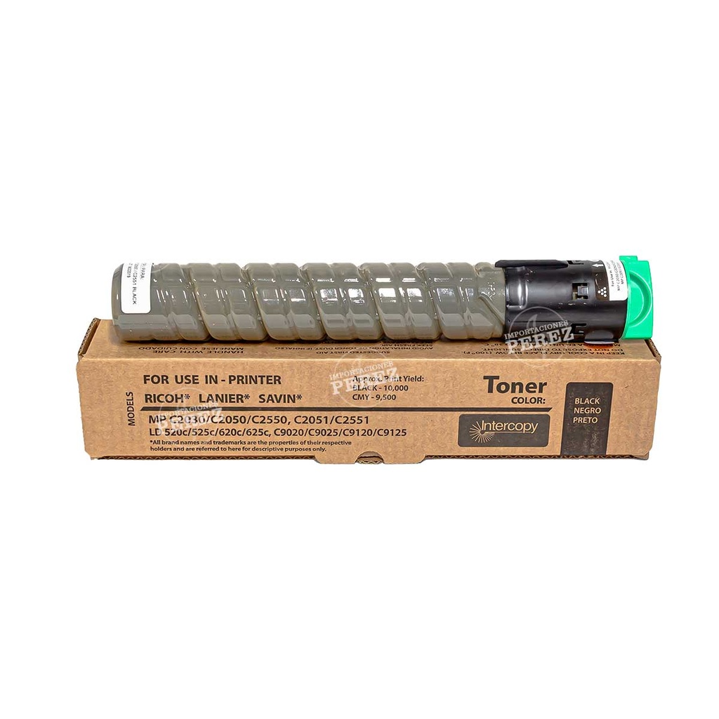 Toner Cartucho Black Ricoh [Intercopy] (220g) 