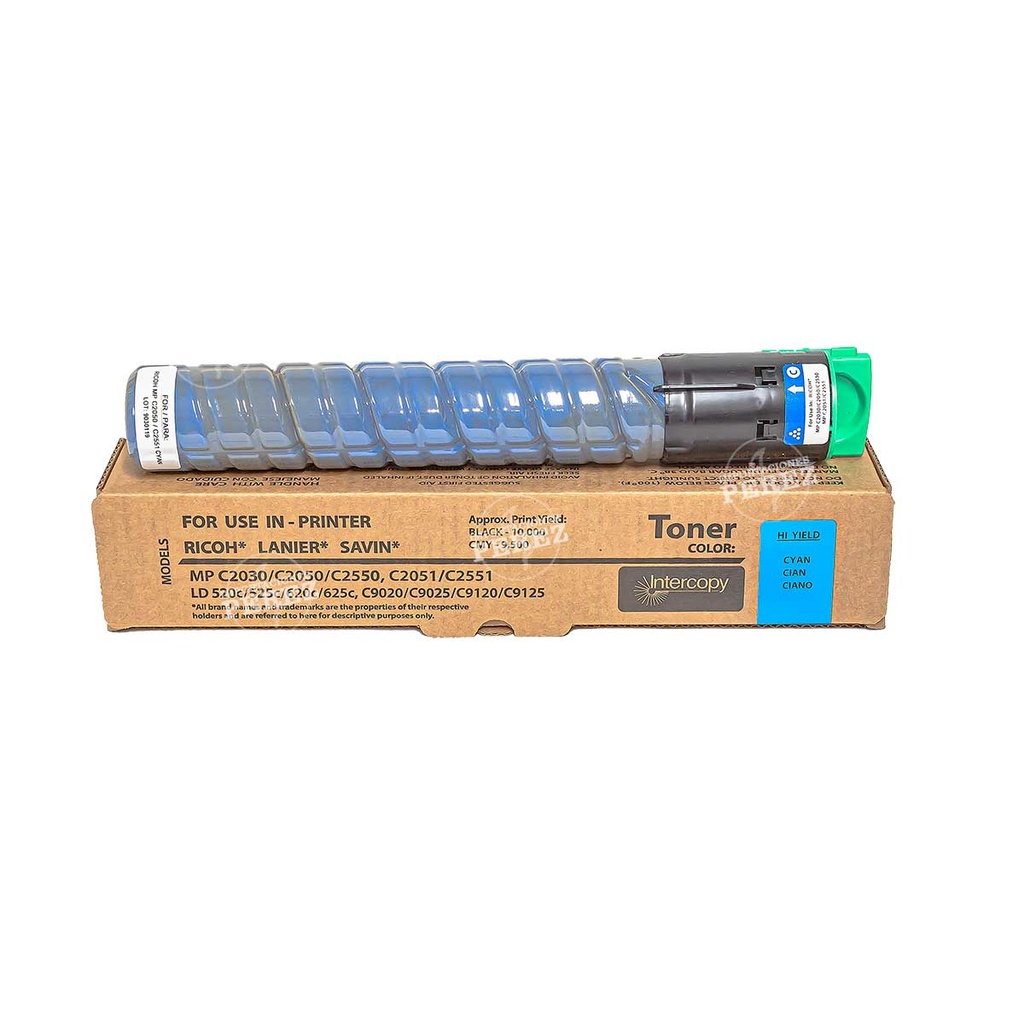 Toner Cartucho Cyan Ricoh [Intercopy] (148g) 