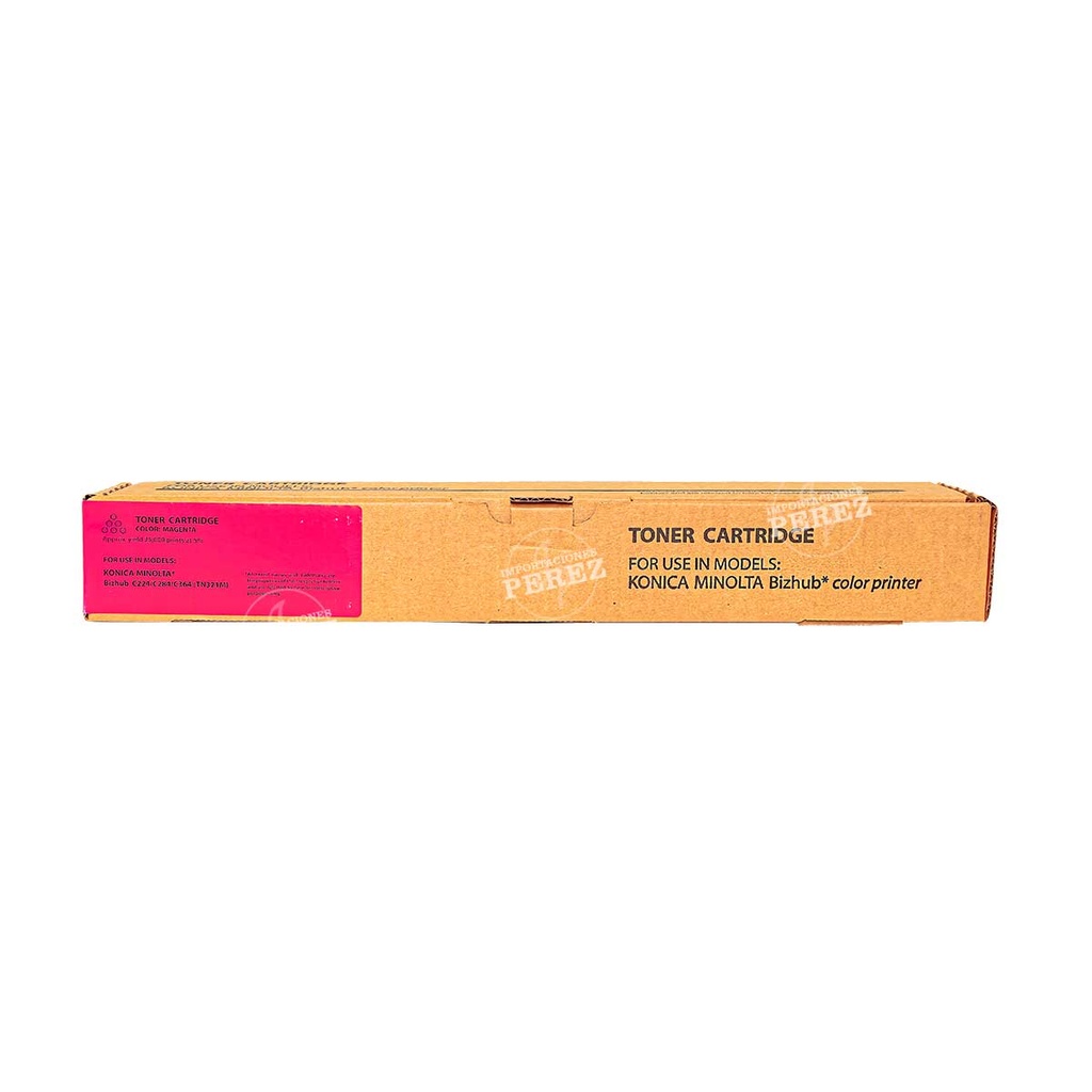 Toner Cartucho Magenta Konica Minolta TN321M/TN220M 514g [Intercopy]