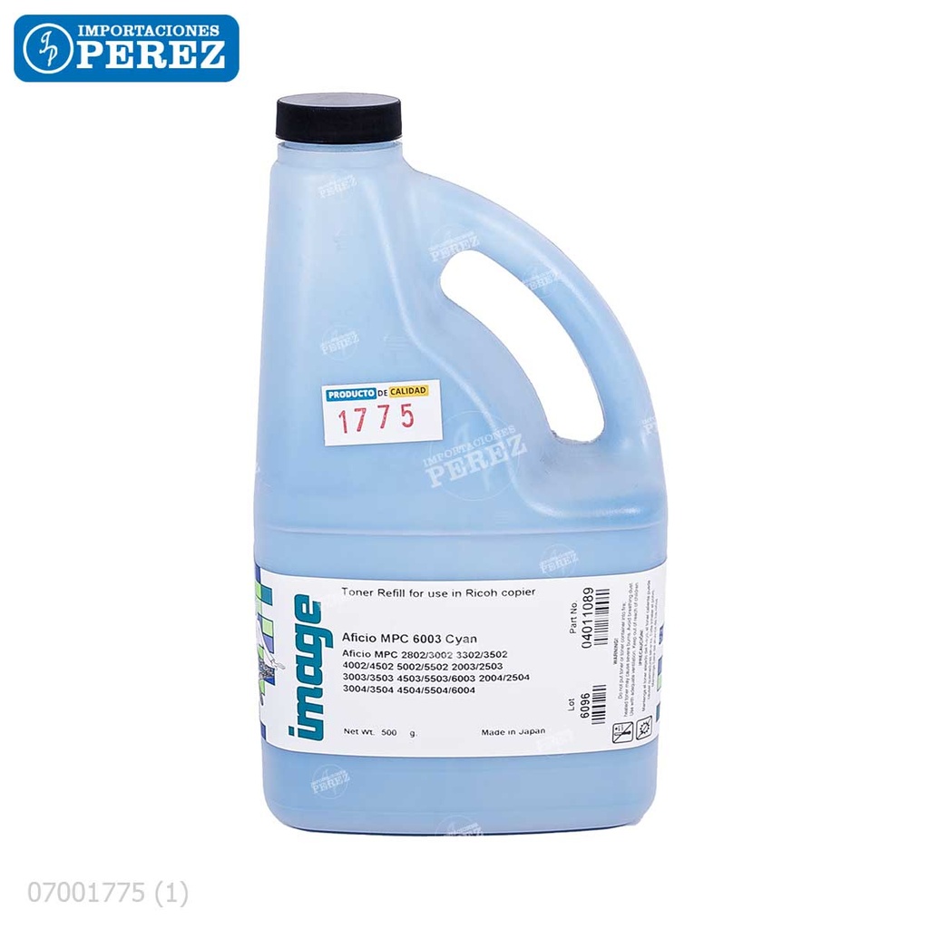 Toner Recarga Cyan Ricoh [Image] Galonera/500g 