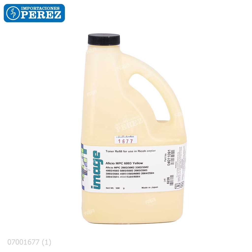 Toner Recarga Yellow Ricoh [Image] Galonera/500g 