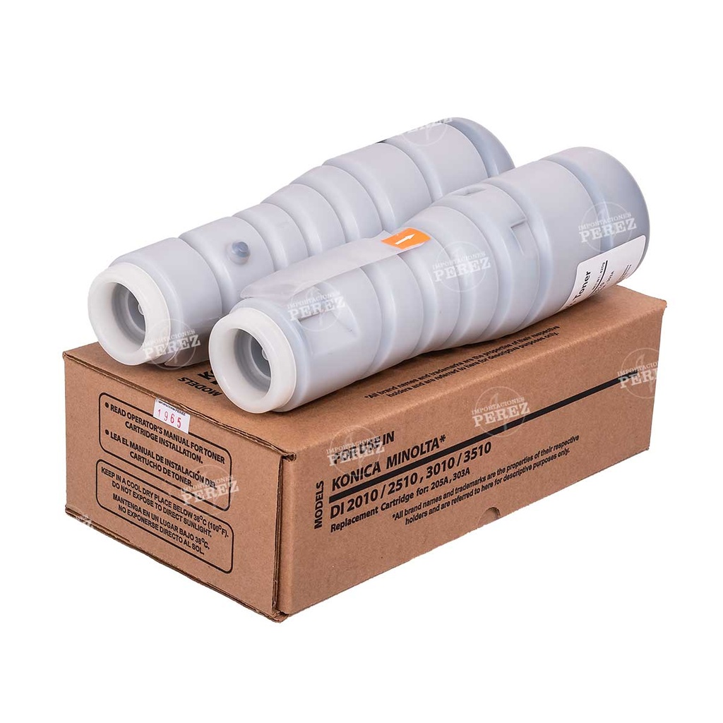 Toner Cartucho Konica Minolta [Intercopy] x01und (420g) Tn205A/303A/ Tolva ( Compatible ) Konica Minolta