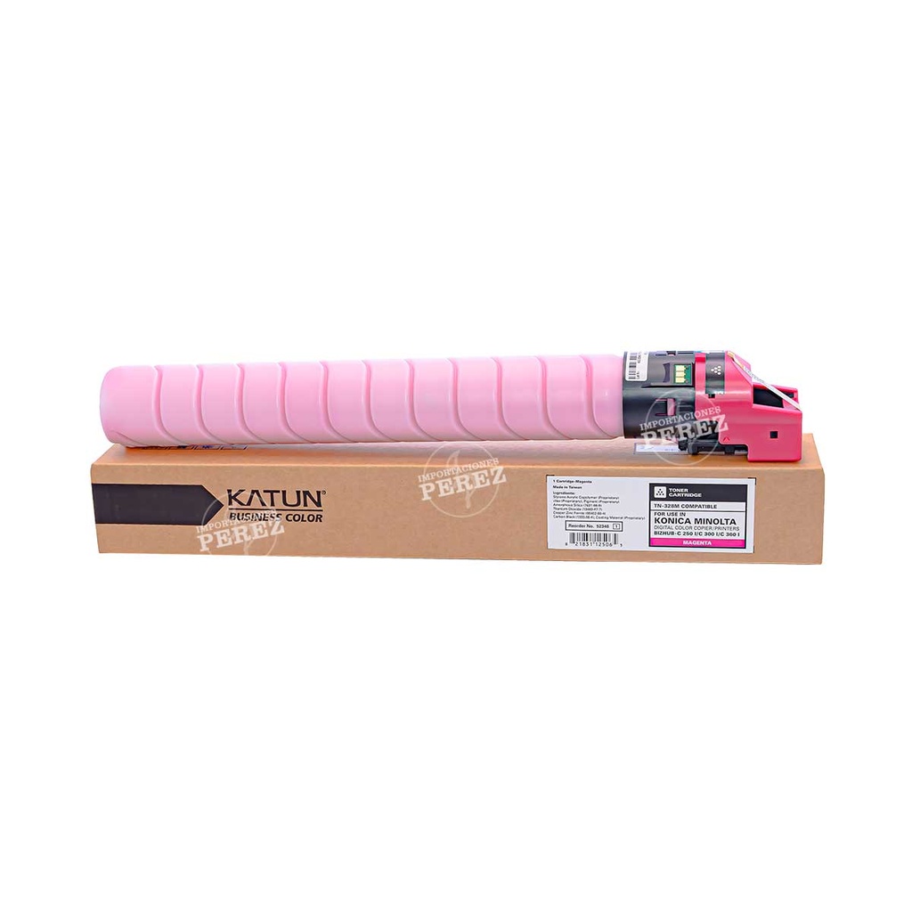 Toner Cartucho Magenta Konica Minolta [Katun Business Color] Tn328M 519g 