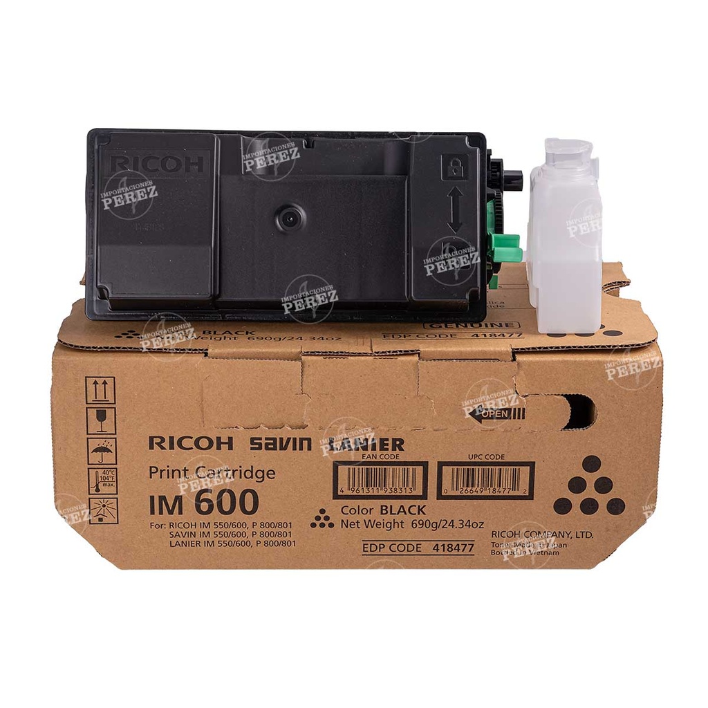 Toner Cartucho Ricoh [Ricoh Original] (690g) Type IM600