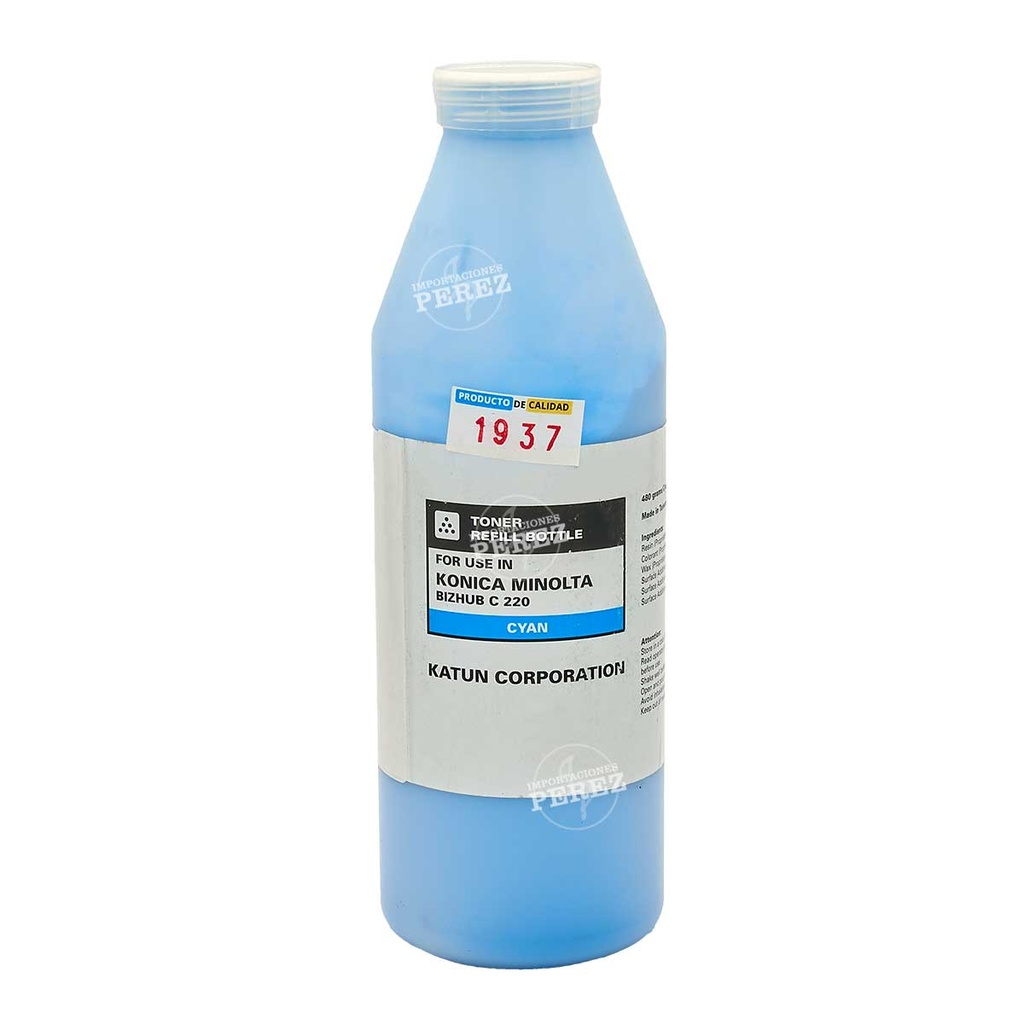 Toner Recarga Cyan Konica Minolta [Katun] Botella/480g 