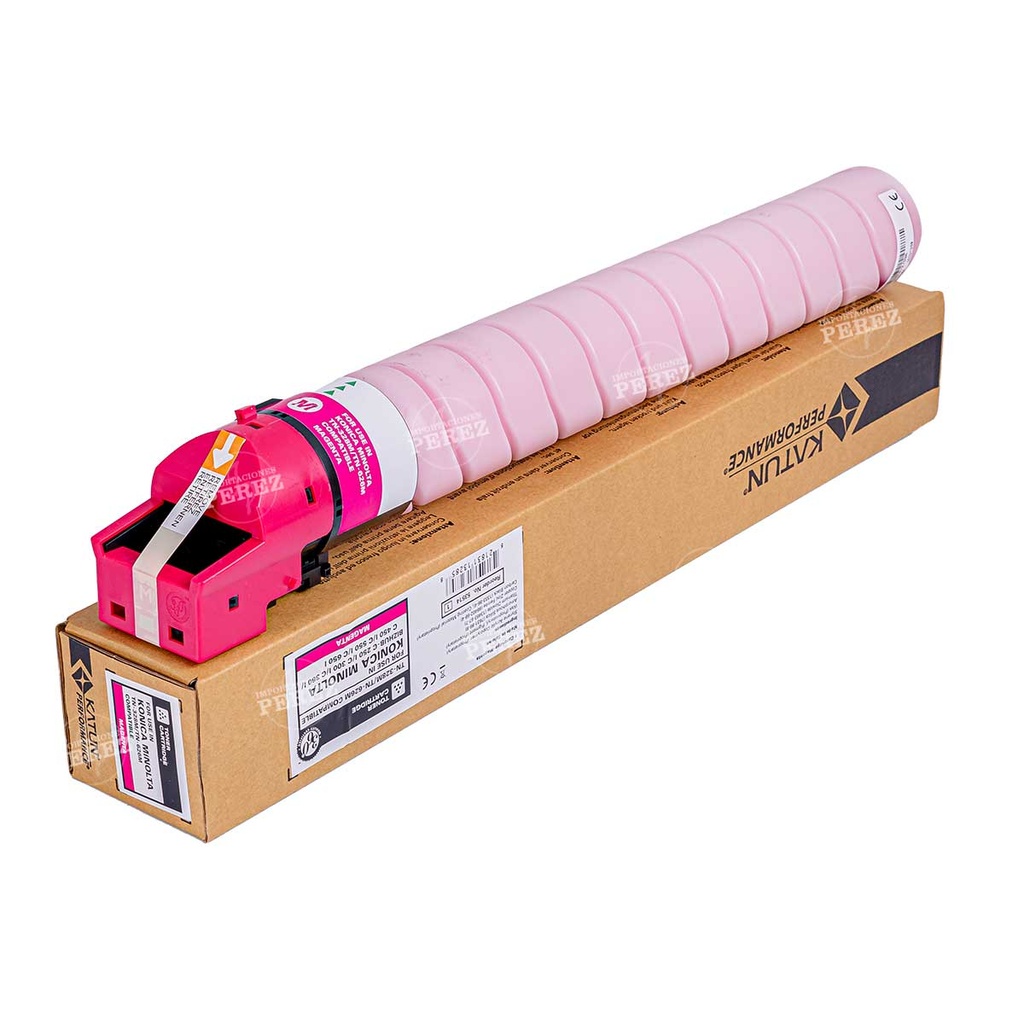 Toner Cartucho Magenta Konica Minolta [Katun Business Color] Tn328M/Tn626M 530g 