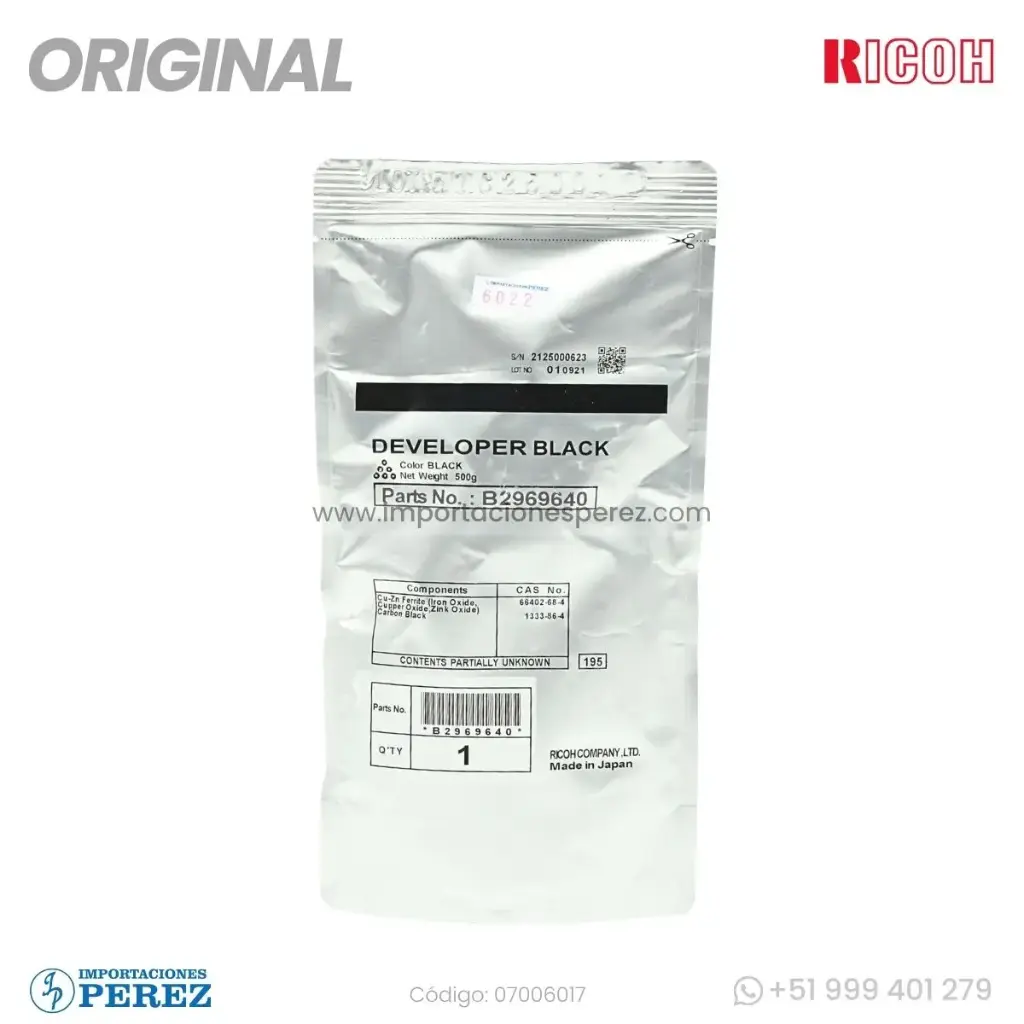 Revelador [Ricoh - Original] 500g 