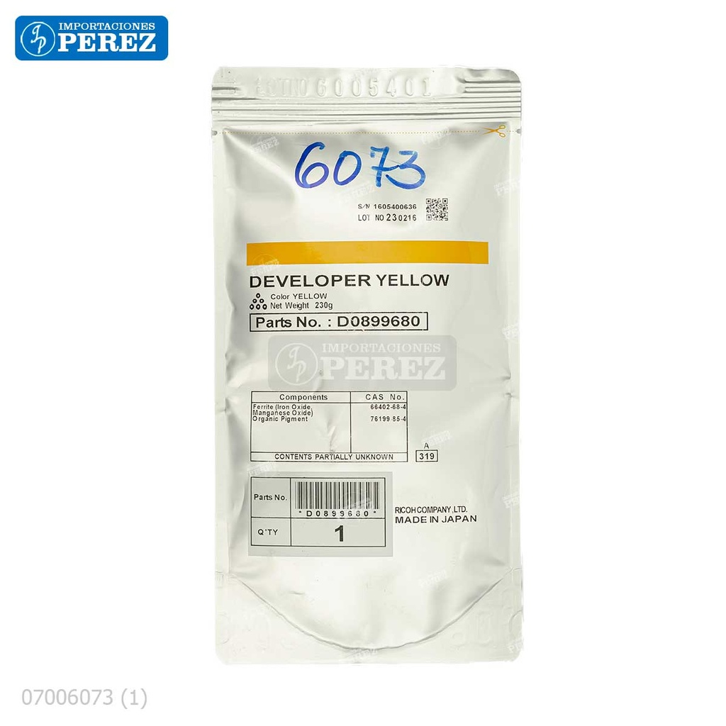 Revelador [Ricoh - Original] Yellow 