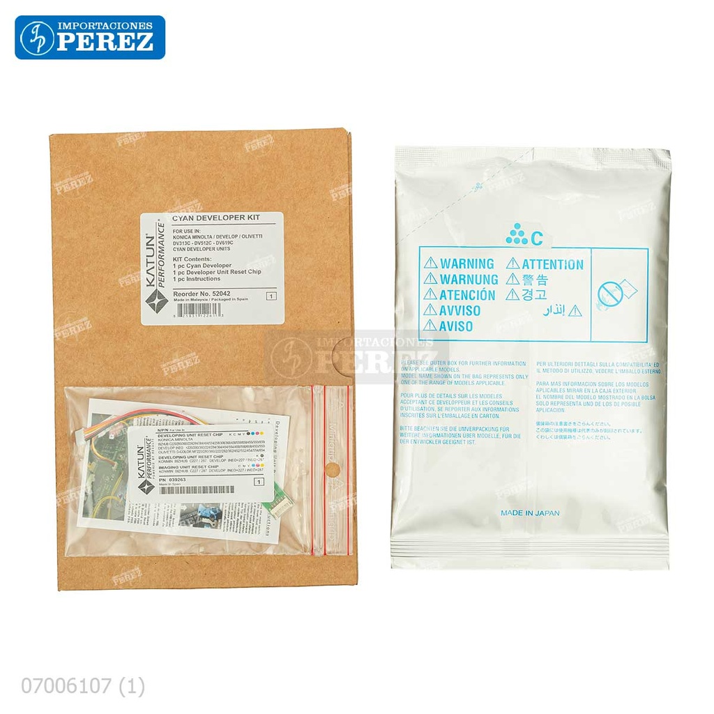 Revelador [Katun Performance] (Kit) Cyan (180g) 