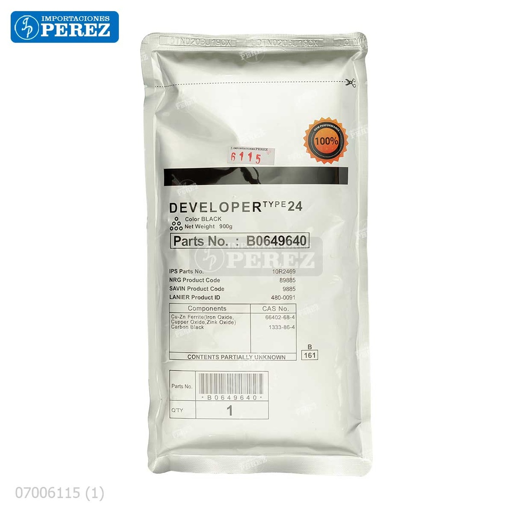 Revelador [Cet] Negro (Type 24) (900g)