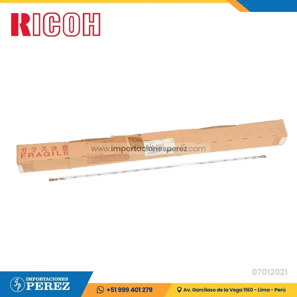 Lampara 120v Fusor del Rodillo Calor [Original - Ricoh]