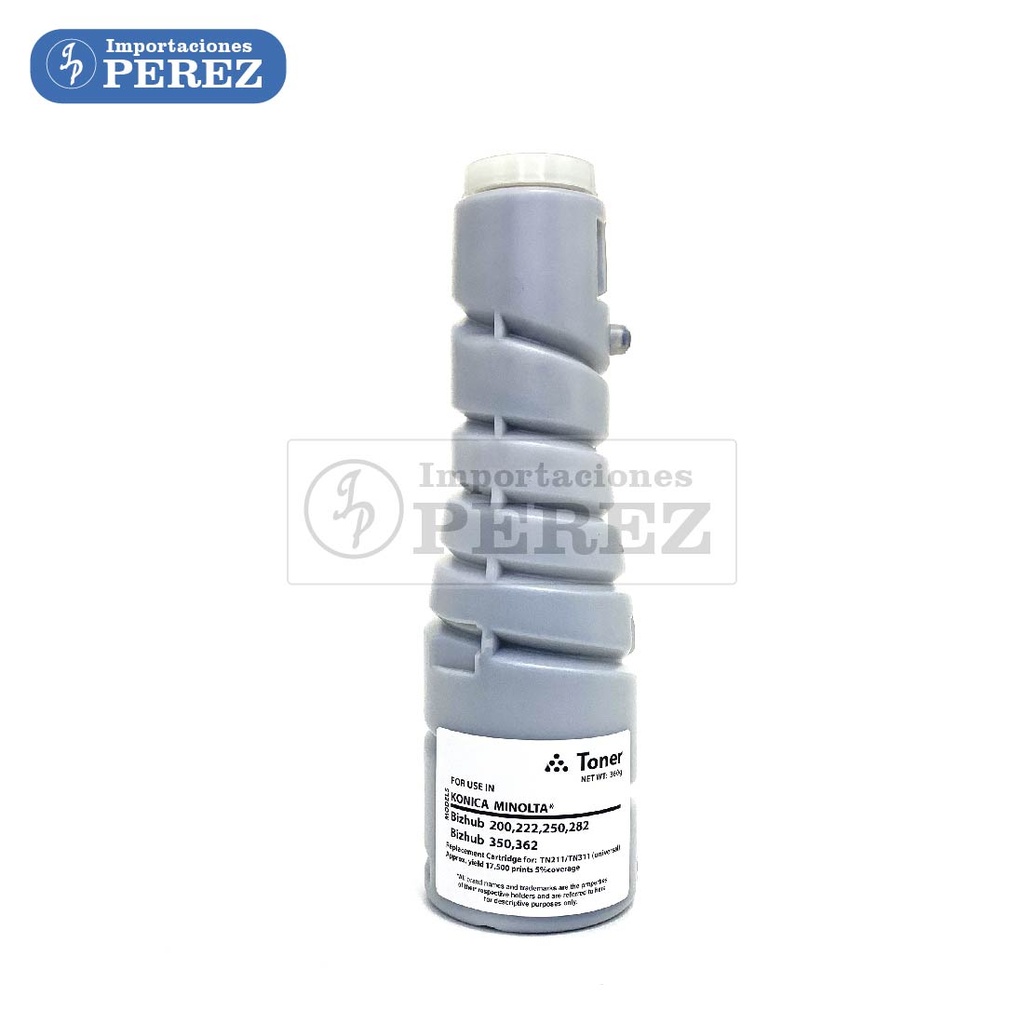 Toner Cartucho Universal Konica Minolta [Intercopy] (360g) TN211/311