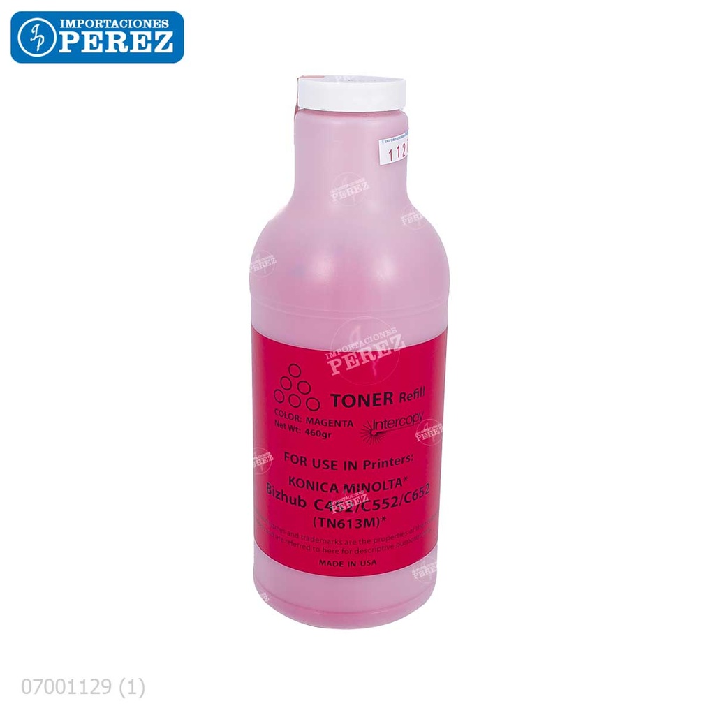 Toner Recarga Magenta Konica Minolta [Intercopy] Botella/460g