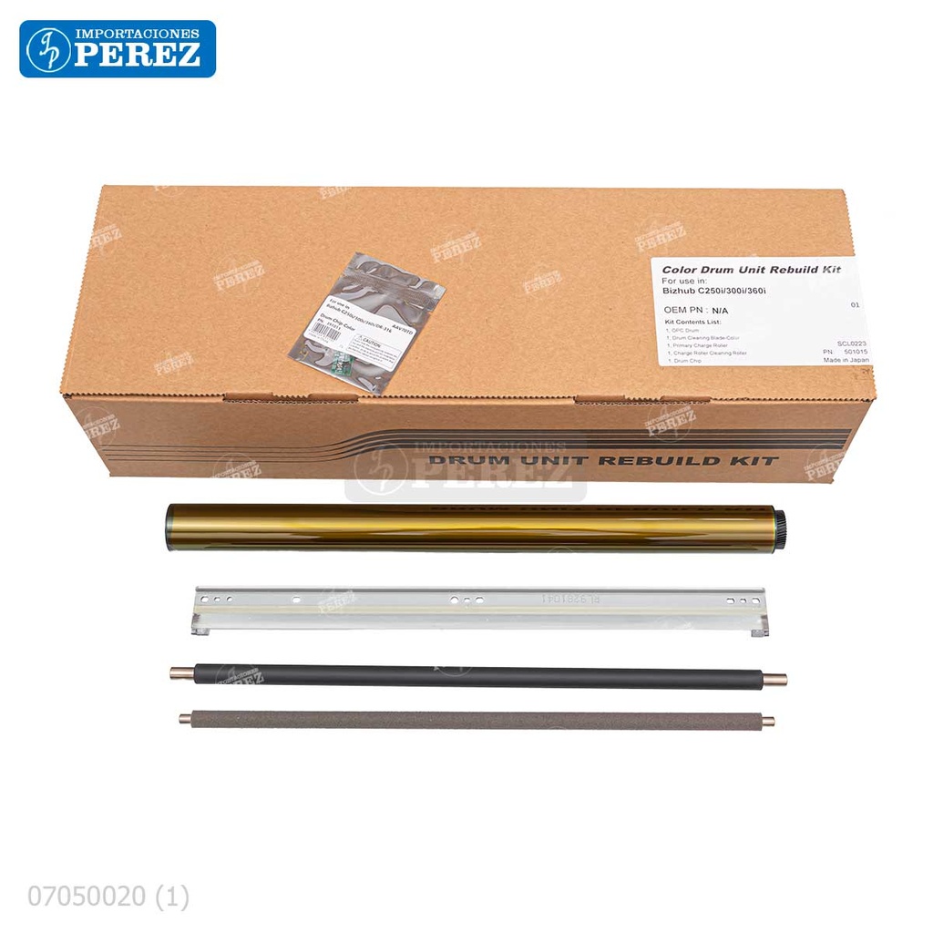 Kit Imagen Color MCY Kitx05 Cotiene: 01 Cilindro + 01 Cuchilla limpieza + 01 Rodillo Carga + 01 Rodillo Limpieza + 01 Chip CIlindro [Cet]