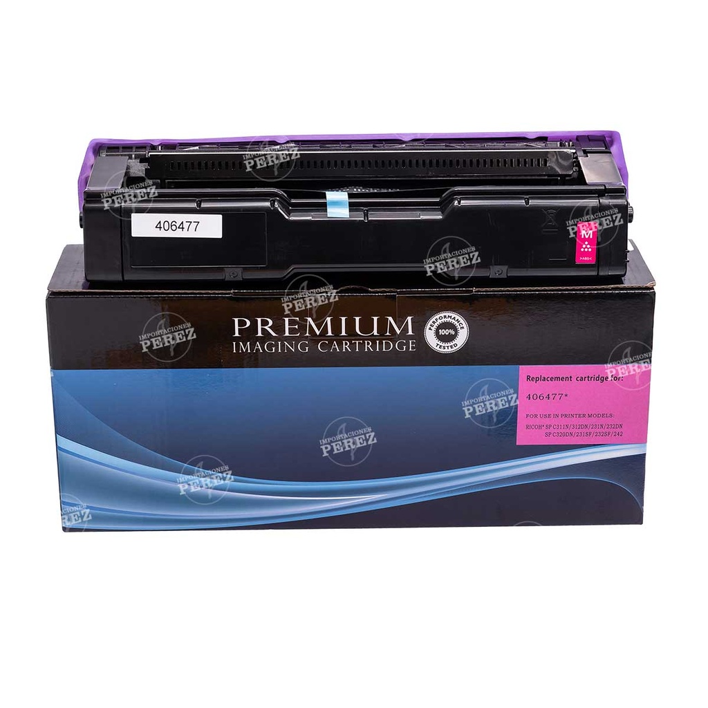 Toner Cartucho Magenta Ricoh [Intercopy] SP-C310HA 
