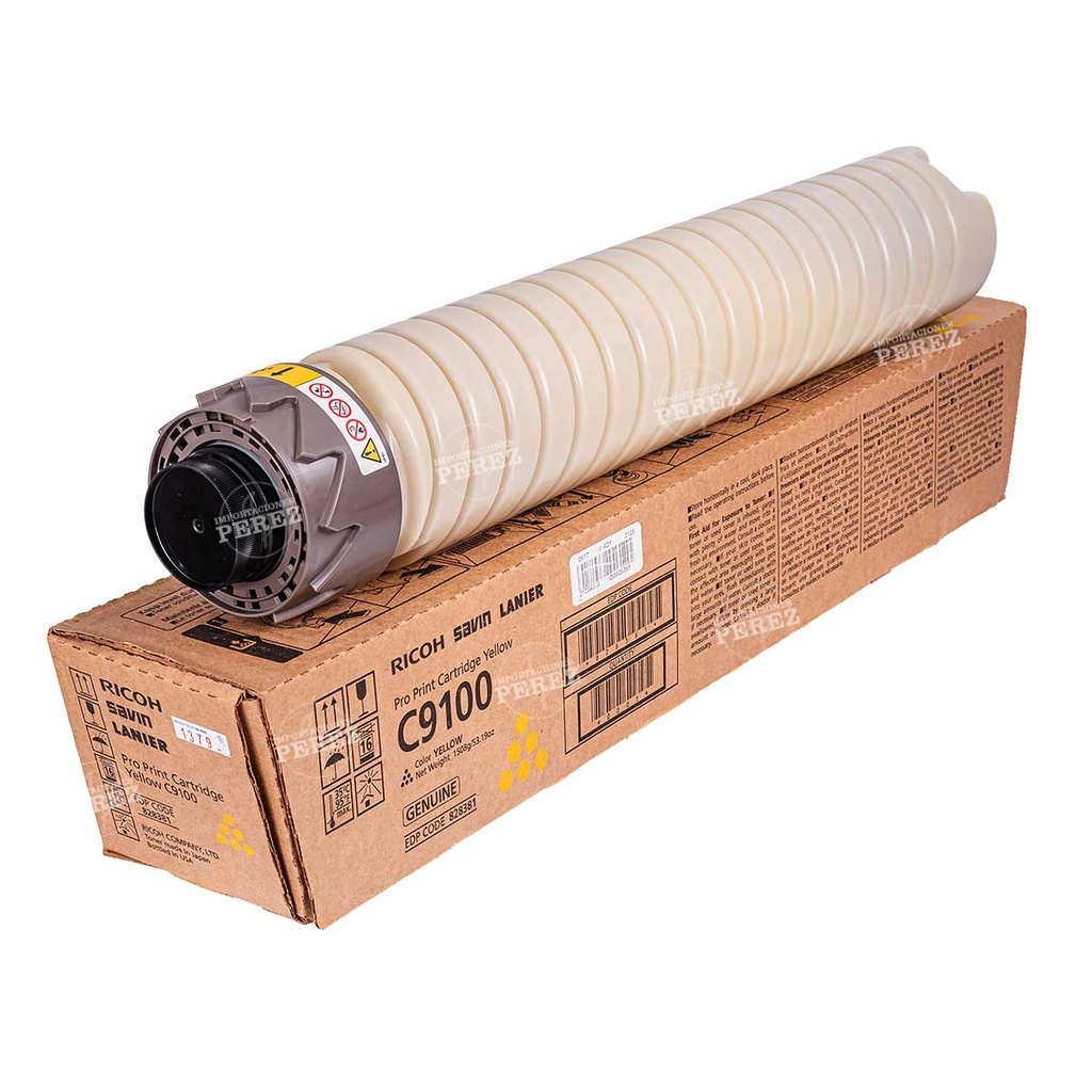 Toner Cartucho Yellow Ricoh [Original]  110/220v Type C9100 1508g 