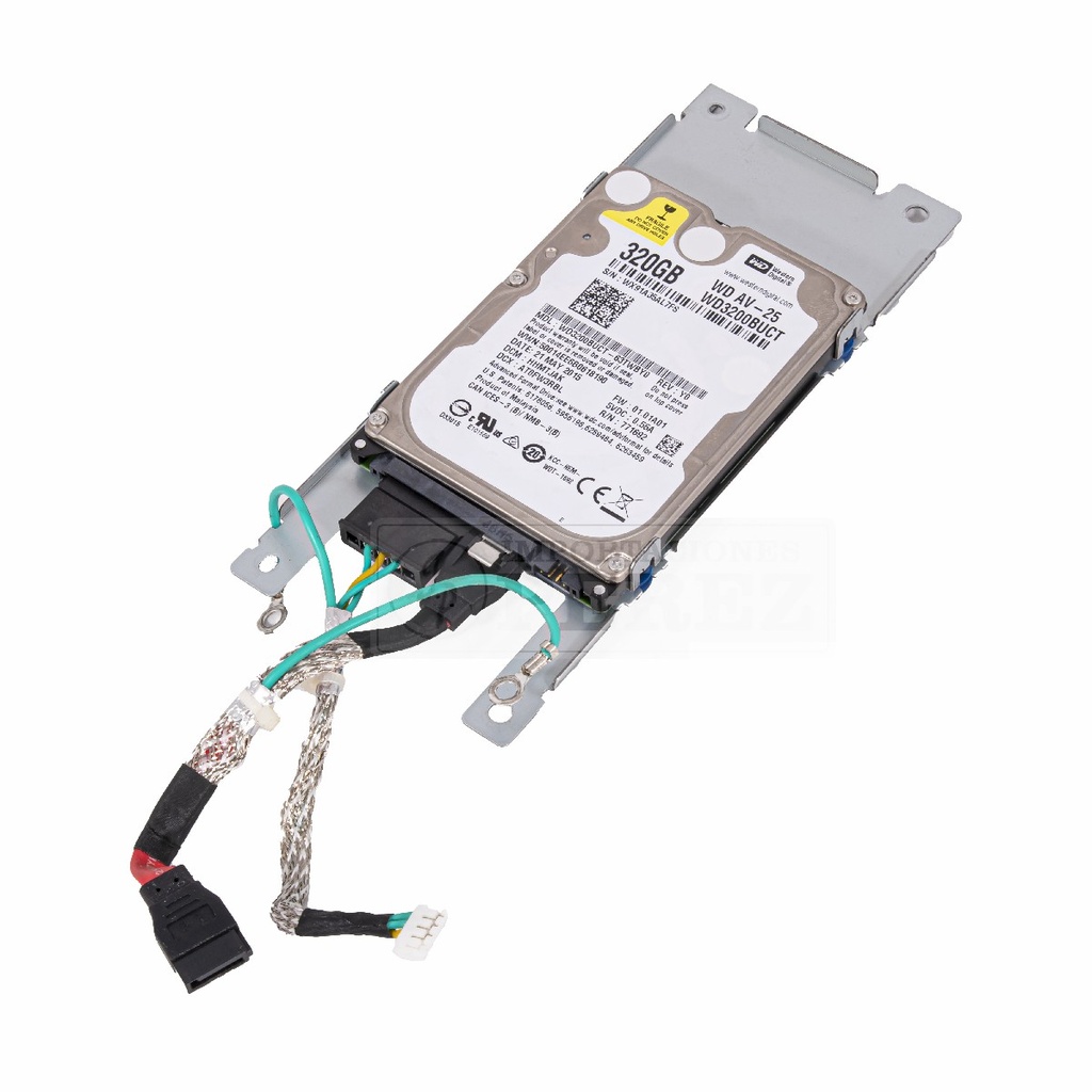 Disco Duro Completo HD524 320Gb (c/base + cable Poder + Cable Sata) - SEMI-NUEVO [Original - Konica Minolta]