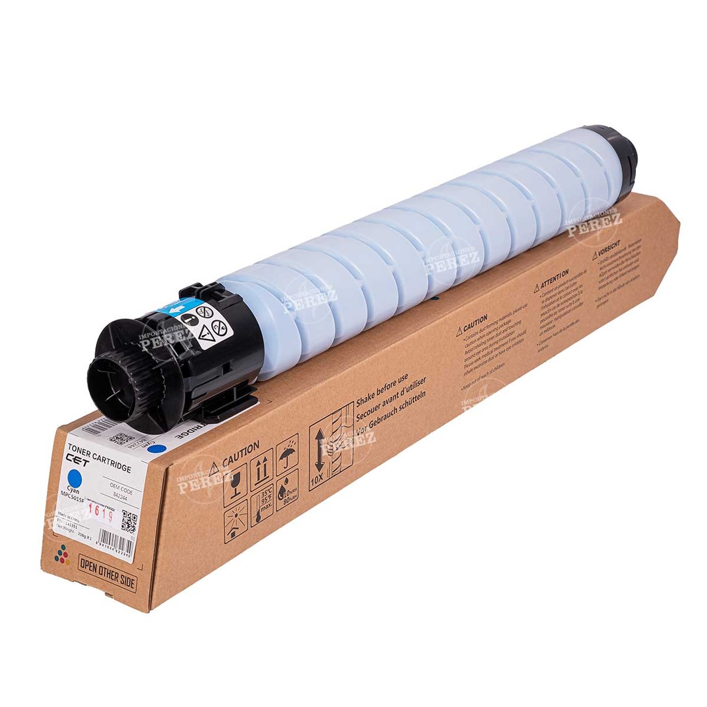 Toner Cartucho Cyan Ricoh [Cet] 208g 