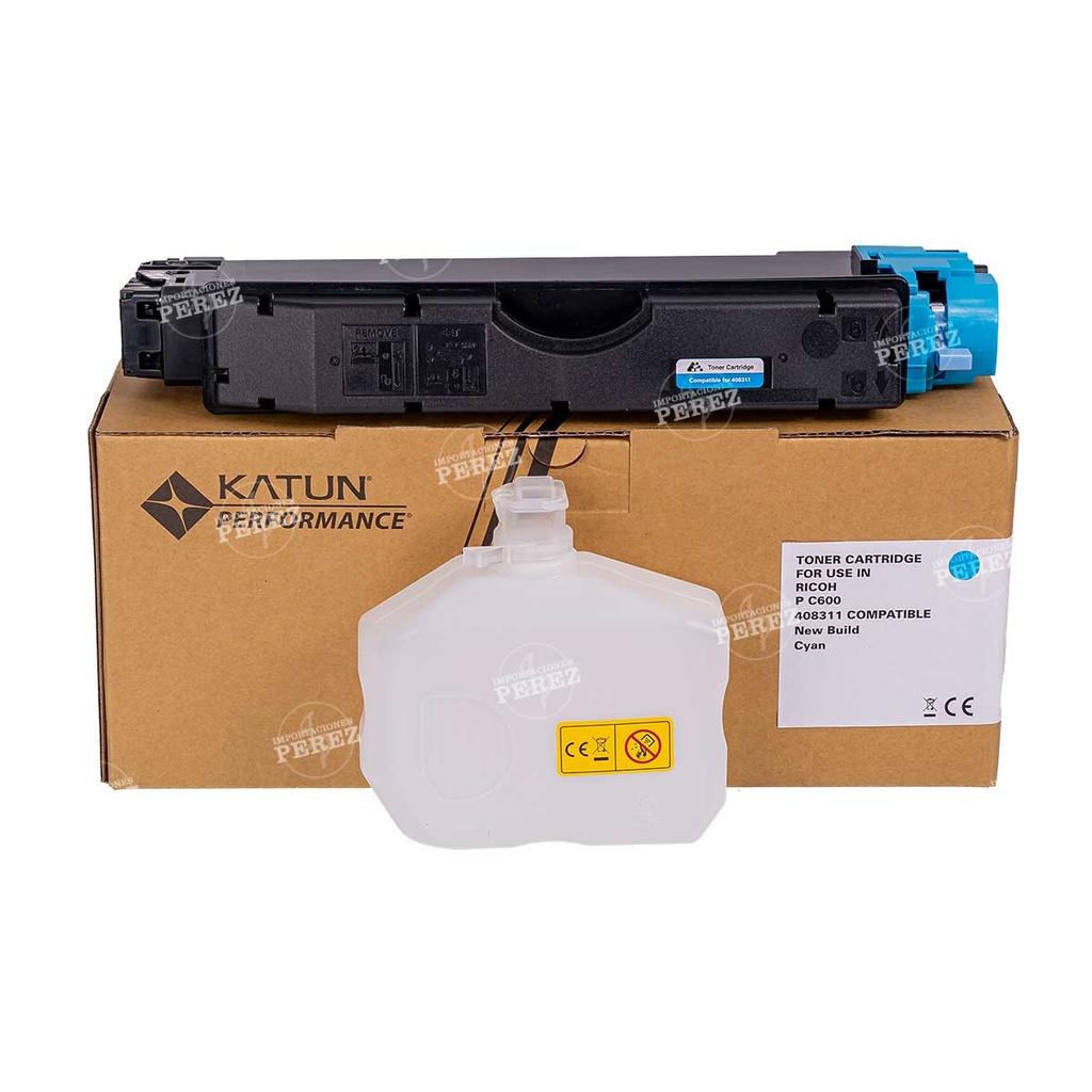 Toner Cartucho Cyan Ricoh [Katun Performance] Type P C600 197g 